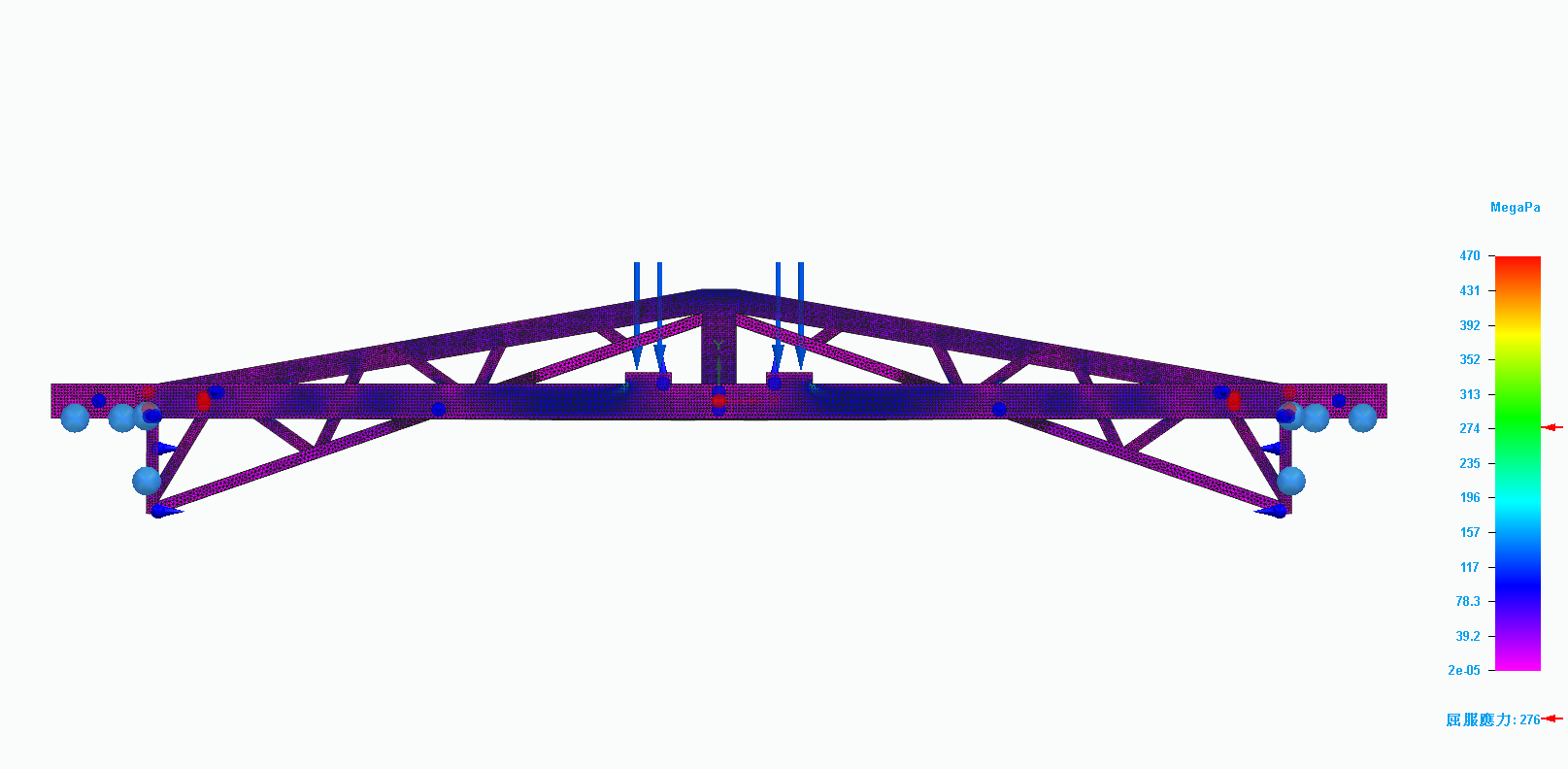 114生活科技競賽 bridge stress